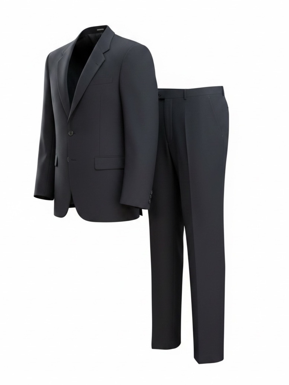 Pierre Cardin Men's Dark Navy Two-Piece Suit - Picture 2 of 16